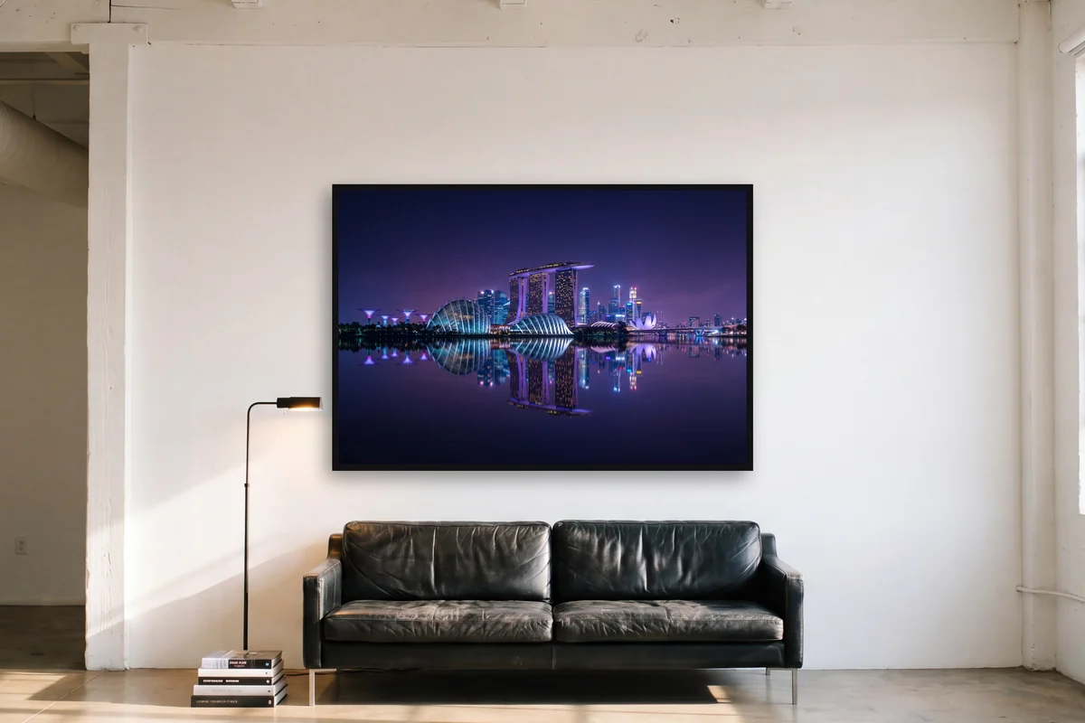 Singapur Marina Bay im Raum